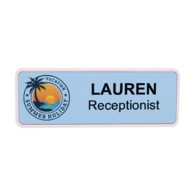 Printed Name Badge - With a with holder