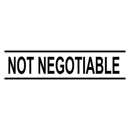 Picture of Not Negotiable