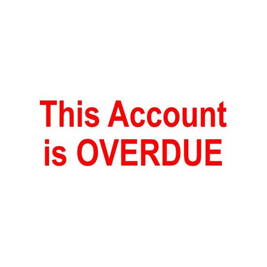 Picture of This Account is Overdue