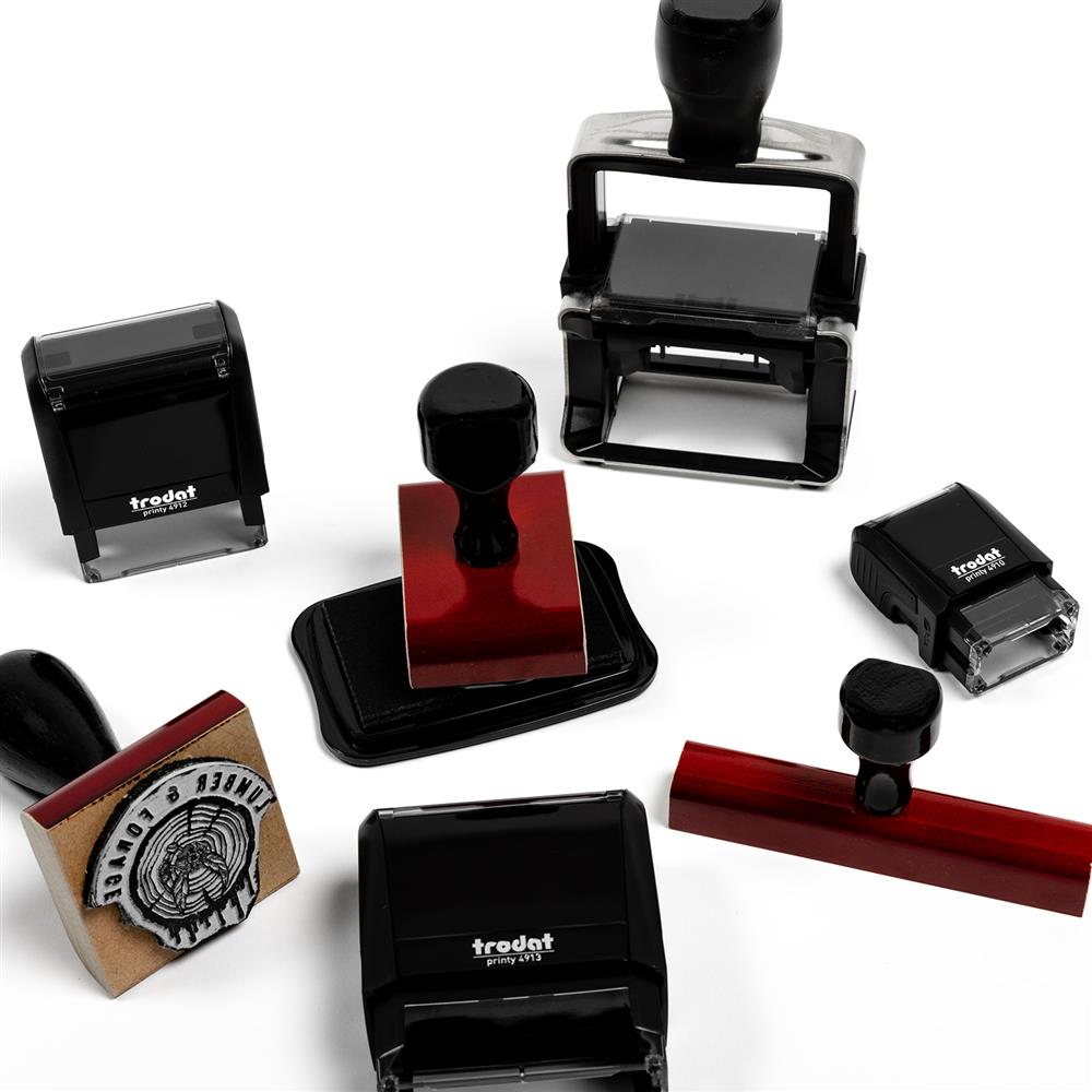 Imprint Rubber Stamps. Traditional and self inking stamps